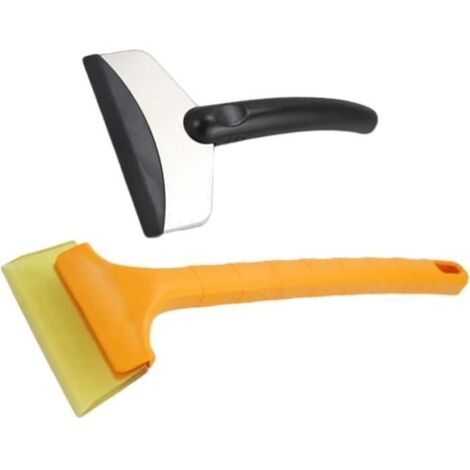Grattoir de pare-brise, grattoirs à glace pour pare-brise de voiture, 2 grattoirs à glace portables pelle,déneigeur polyvalent