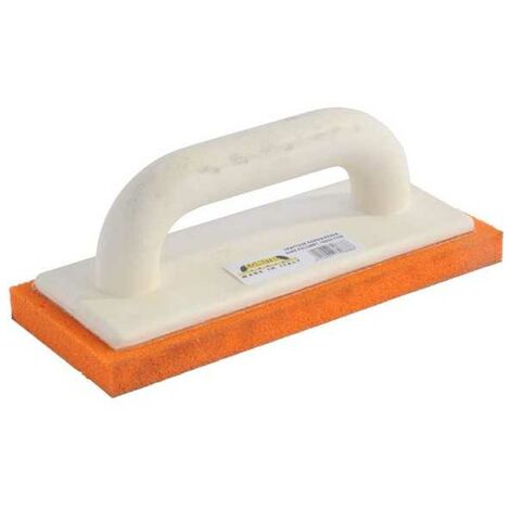 Grattoir en éponge orange F 14X28 Comitel