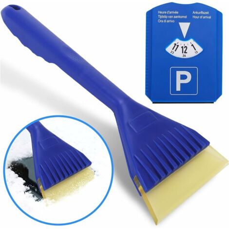 Grattoir Pare Brise,Accessoires Auto,Dégivreur Pare Brise,Grattoir Voiture,avec Disque de Stationnement