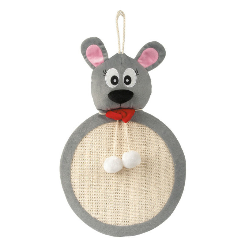 nobby - grattoir souris 48 x 33 cm jouet pour chat gris