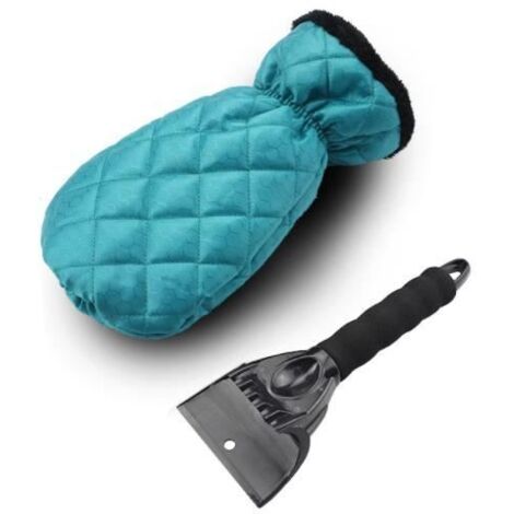 Grattoir Vitre Voiture avec Gant, Gratte Pare Brise,raclette Givre Robuste pour dégivrer Les Pare-Brise et Les vitres de Voiture.