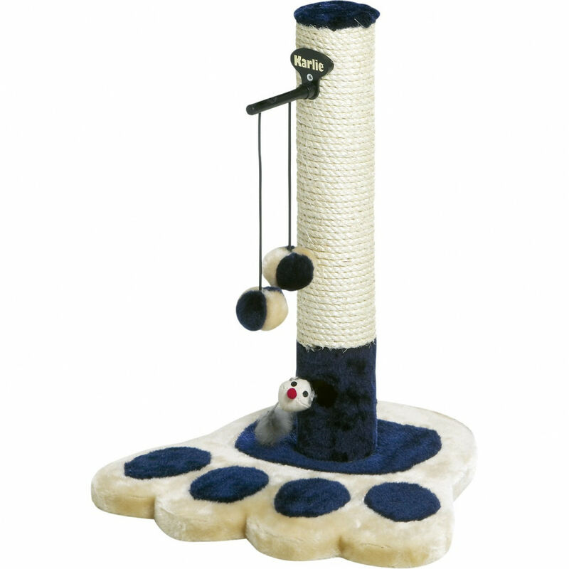 

Tablero de arañazos para gatos, ø 36 cm Altura 51 cm, Viva 2, color beige, para gatos.