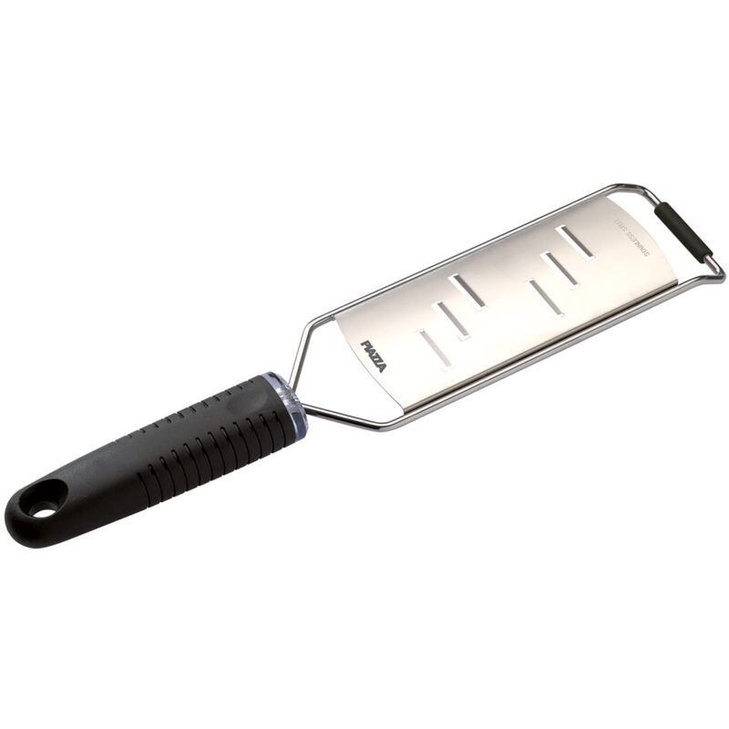 Image of Piazza - Grattugia Formaggio Manuale in Acciaio Inox - Manico Antiscivolo 31.5cm – Lama Universale 13.5x6.5cm - Ideale anche per Verdure, Limone,