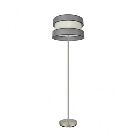 Grau-beiger Wohnzimmertisch mit Nickelrahmen Home FABRILAMP