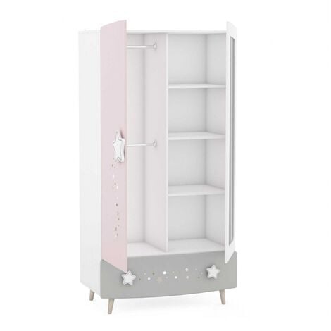 BEFARA GRAU-ROSA KINDERGARDEROBE COSMOS