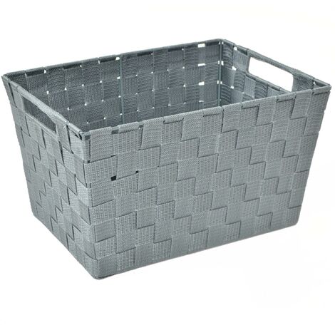 Graue Polyesterschublade cm35x25h20