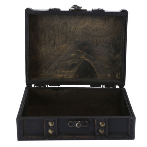 Graue Schmuckschatulle zur Aufbewahrung von Halsketten, Ringen und Ohrringen – Vintage-Aufbewahrungsbox