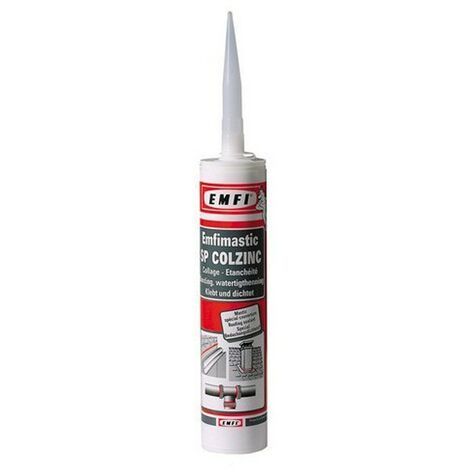 Graue Spachtelmasse SP COLZINC Polymer - 290 ML Kartusche - 75029AE013