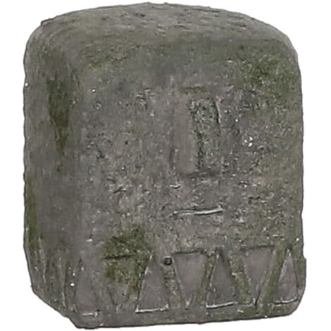 Graue Statue 9x8x9,5cm