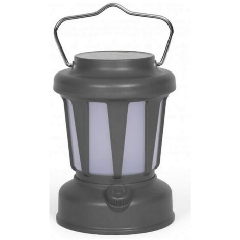 Graue wiederaufladbare solarlampe - Livoo - SEP145G
