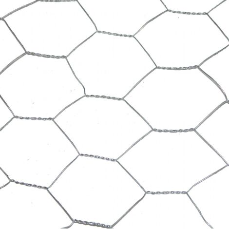 Grauer Dreifach-Tierzaun, H.0,5 x B.3 m, Maschenweite H.40 x B.40 mm Centrale Brico