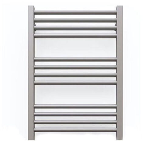 Grauer elektrischer Handtuchwärmer, 660 mm hoch und 500 mm breit - 300 Watt - FIO660/500E8RGR