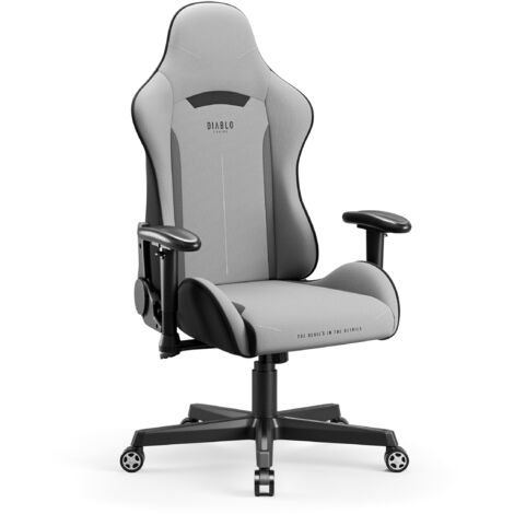 Grauer Gaming-Sessel aus Stoff Diablo X-Starter