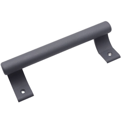 Grauer Griff aus Aluminiumlegierung, Balkongriff, Schiebetürgriff im Scheunentorstil, Gartentürgriff