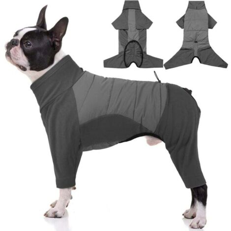 Pet Artist Hundemantel Winter  Mit Kapuze, Hundejacke Fr Franzsische  Bulldogge (XS/S) Hunde Sport Jacke