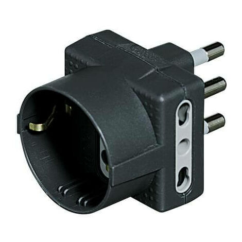 Grauer Tris-Adapter 10/16A