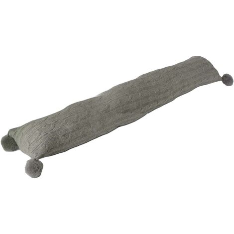 Grauer Zugluftstopper 83x7x15cm