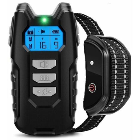 graues Hundetrainingshalsband, 600 Meter Reichweite und Sicherheitsschloss mit Tastatur, elektrisches Halsband mit Ton-, Vibrations- und Schockmodi, IP67 wasserdicht und wiederaufladbar