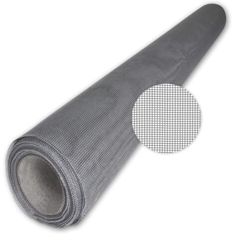 Graufaser -Mückennetz -Rotolo 50 mt. - 100 cm.