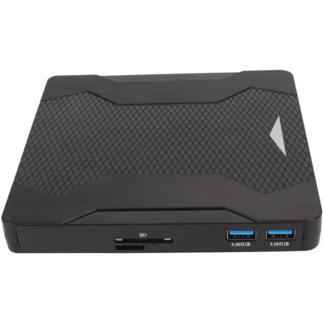 Graveur DVD externe USB 3.0 Type-C - Graveur silencieux plug-and-play avec témoin lumineux
