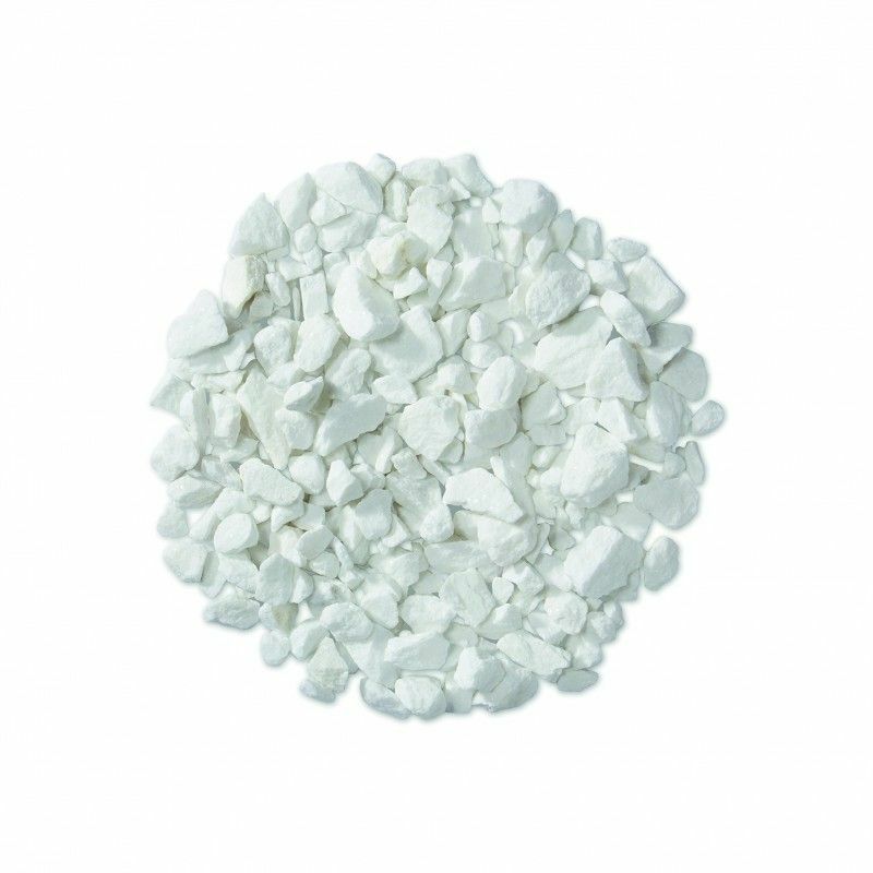 Gravier blanc concassé marbre 8/20 mm - Sac 25 kg - Blanc - Blanc