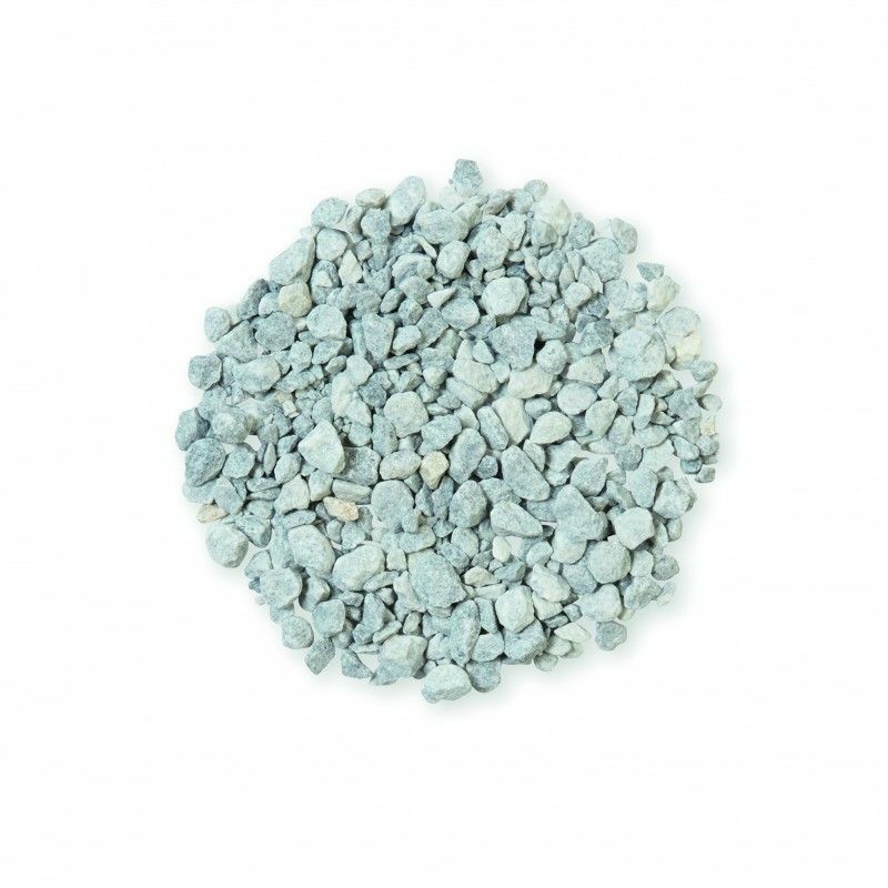 Gravier concassé marbre bleu turquin 8/16 mm - Sac 25 kg - Bleu turquin - Bleu turquin