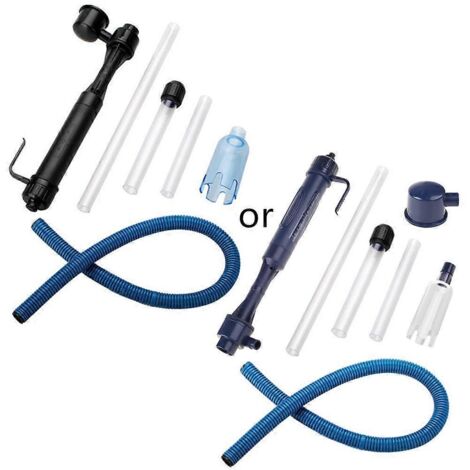 Gravier d'aquarium, batterie pour poissons, aspirateur de aquarium, pompe à siphon, filtre à eau