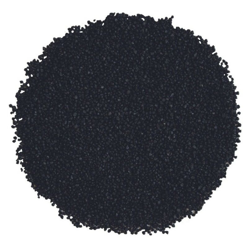 Gravier décoratif coloré 2/3 mm (Pot 1kg) - Noir - Noir