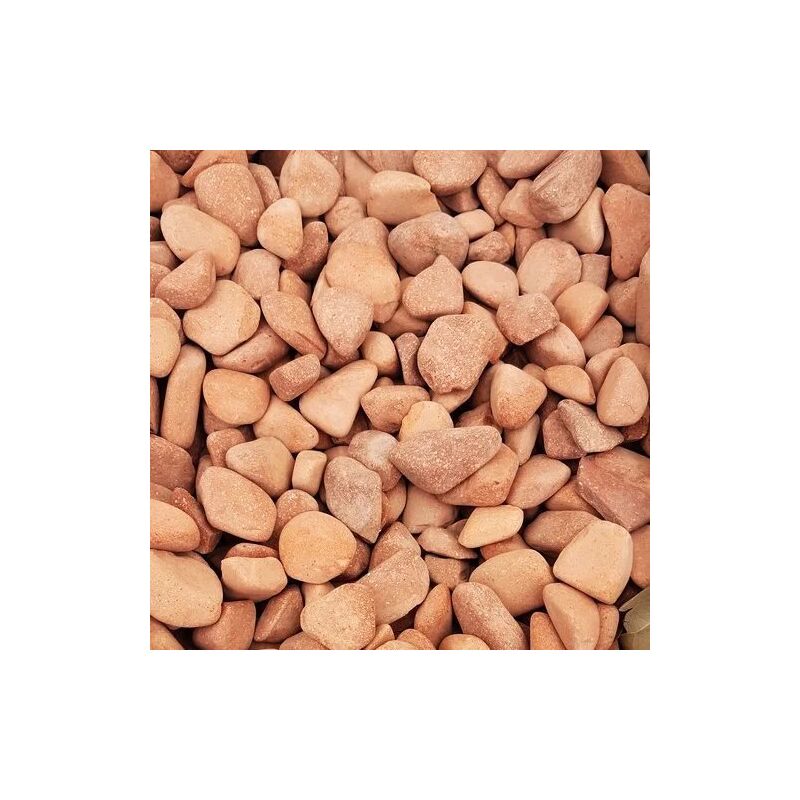 Sac de +/- 200 kg = 2,5M² Gravier briques roulées Terracotta 14/20