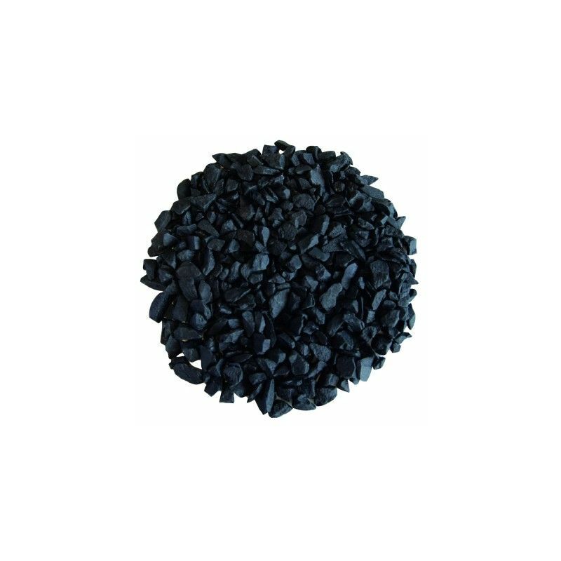 Jardinex - Gravier décoratif colorés 4/12 mm - Sac de 4 kg - Noir - Noir
