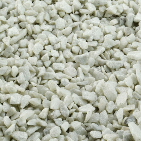 Gravier épais 6-9 mm pour fond d'aquarium 2 kg - Blanc
