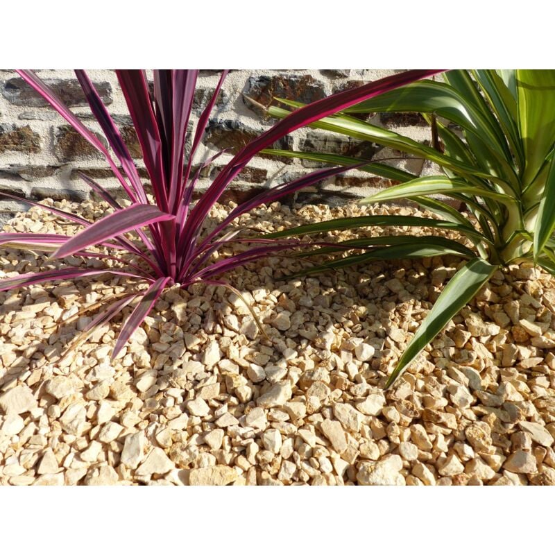 Gravier Jaune ocre 10-20 Pack de 7 M² - 14 sacs - 280 kg