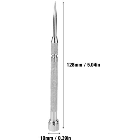 Gravierstift mit G2-Hartmetallspitze, 55 HRC, für Stahl, Messing, Kunststoff und Glas