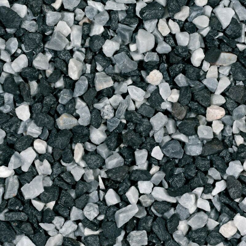 Gravillon zèbre 8-16mm - mixte noir - 20kg