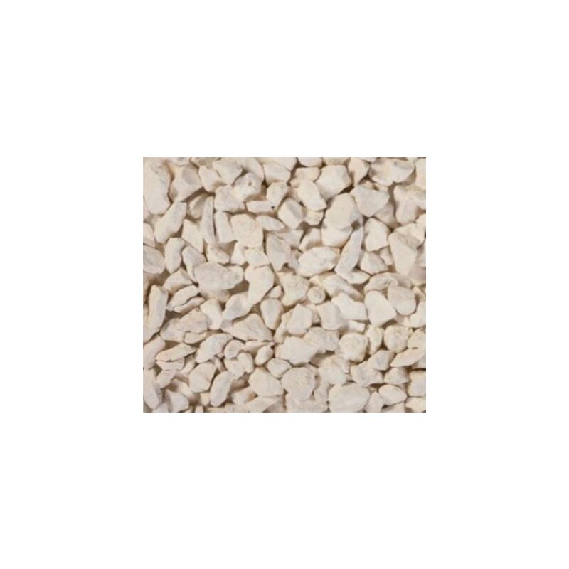 Gravillons calcaire Ocre/blanc 10/14 25 Kg