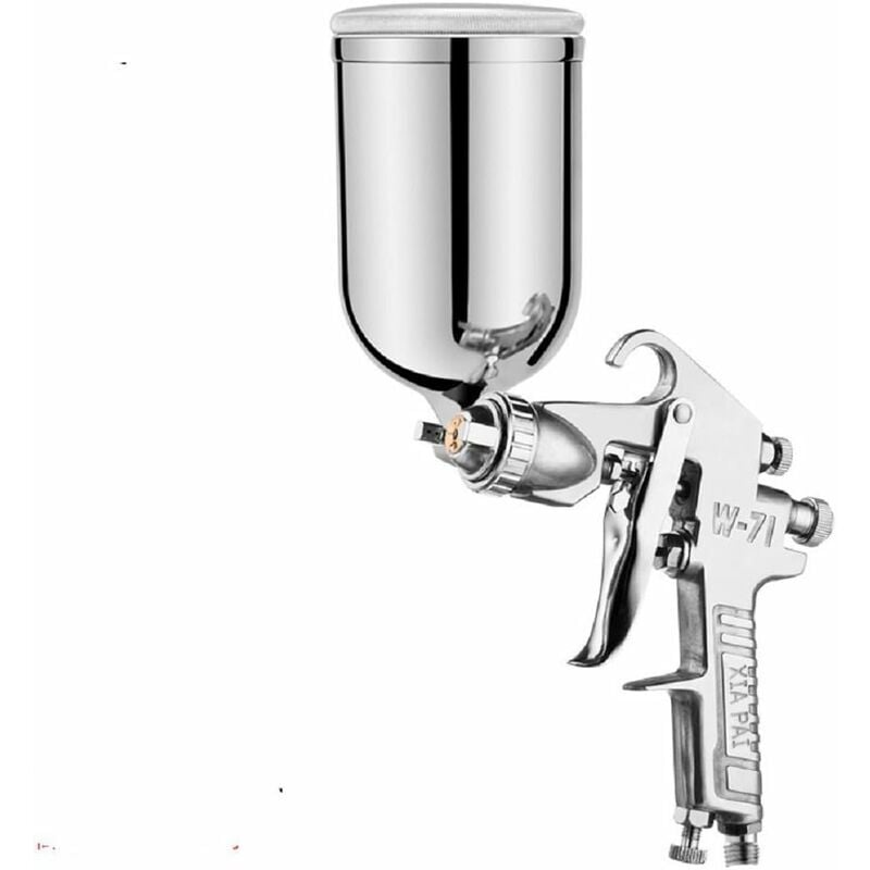 Gravité Alimentation Air Pistolet Peinture Pistolet 1.5mm Inoxydable Buse 400 ml Capacité Airbrush Peinture Outil pour Voiture Meubles Peinture Main