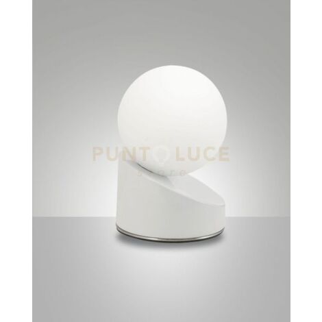 GRAVITY DA TAVOLO BIANCA A LED 3000K - 5W - 470 lm DIMMERABILE CON TOUCH