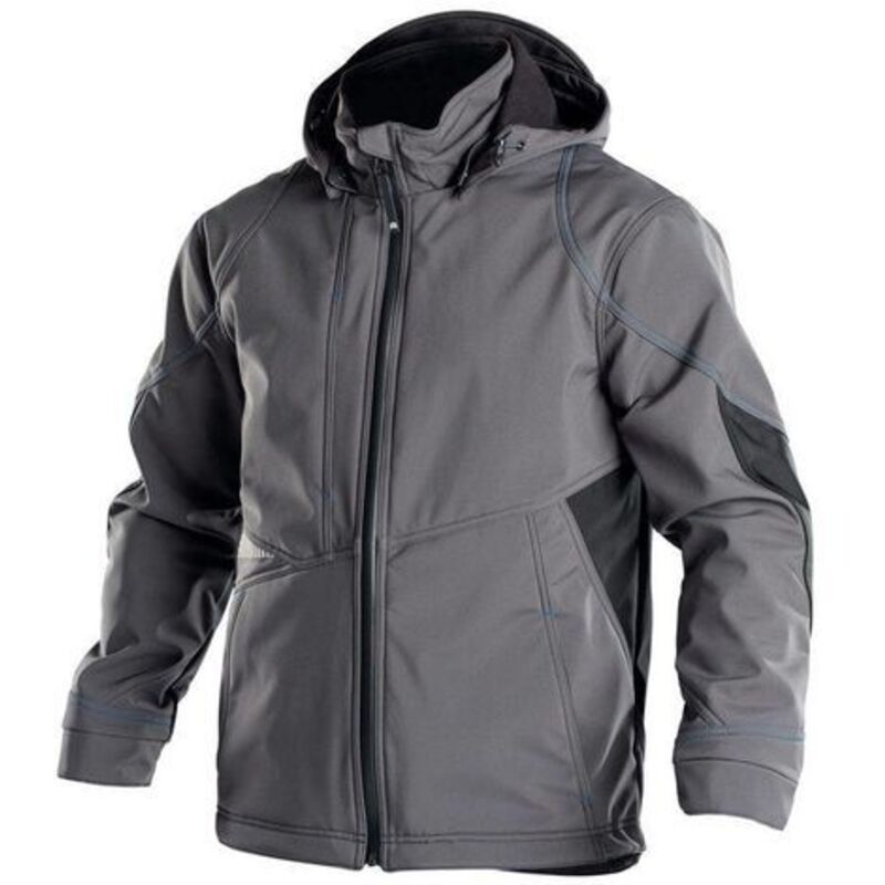 veste dassy gravity softshell gris/noir xl 103450-grno-xl
