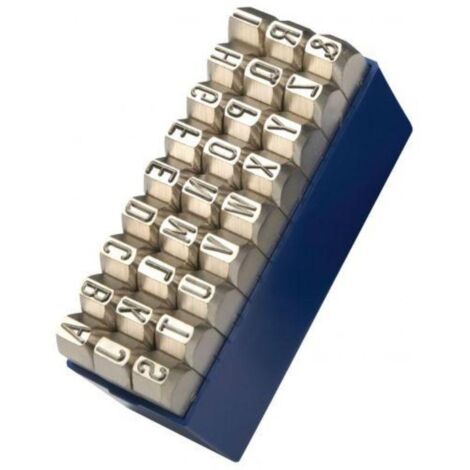 GRAVUREM 11108000 JUEGO ABECEDARIO Nº 1 EXTRA-EXTRA 27 PIEZAS (A-Z) - ESPECIAL PARA ACERO INOX (8 MM)