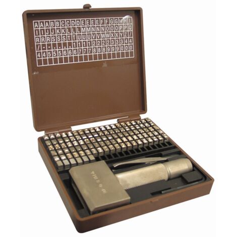 GRAVUREM 165.3 - Jeu de 100 caractères Jeu Eurotype (3 mm)