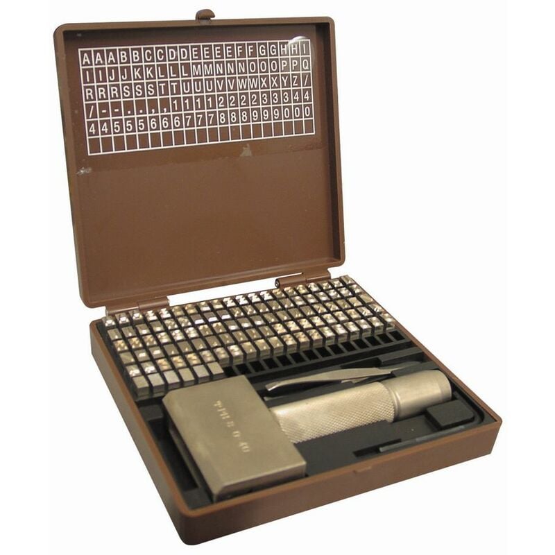 

165.5 - Juego 100 caracteres Eurotype Set (5 mm) - Gravurem