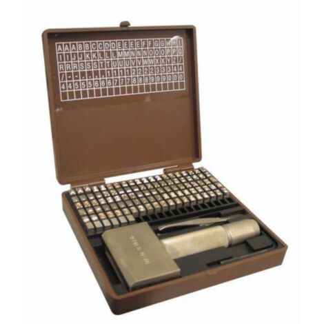 GRAVUREM JUEGO 100 CARACTERES EUROTYPE SET MEDIDAS (mm) 3