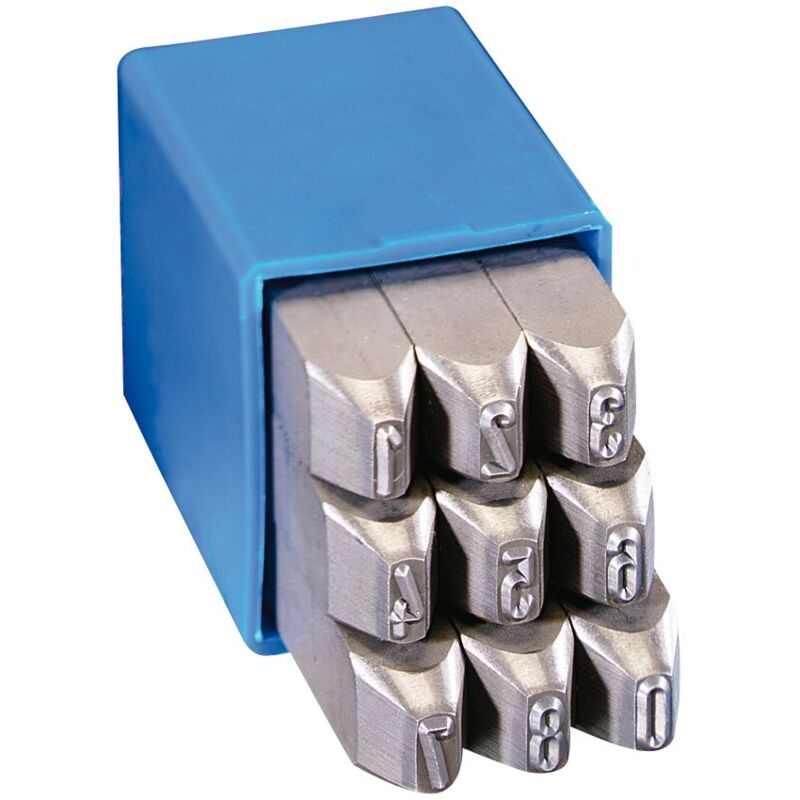 Kit de numérotation spécial 9 pièces (0-9) - Travail exigeant (3 mm) gravure 120.SKL3