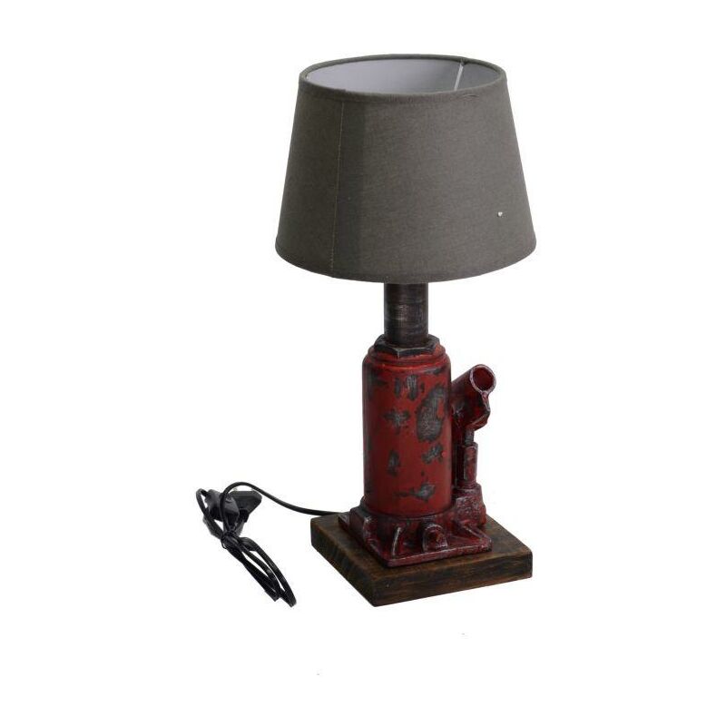 Iperbriko - Gray jack hat resin lamp cmø22,5h45