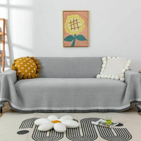 Gray Sofa Cover, Large Sofa Slipcovers for 3 Cushion Couch Dog Couch Cover Recliner Couch Covers Couch Covers for 3 Cushion Couch