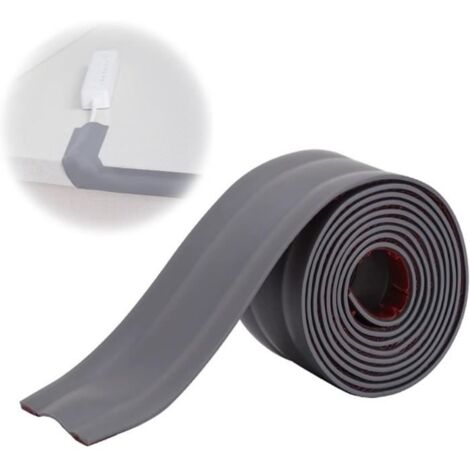 (Gray)Cache-câble - Monobloc - 300cm - Auto-adhésif - PVC - Intérieur