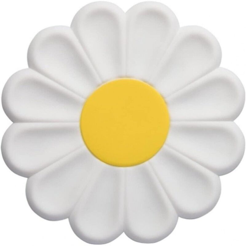 Image of Graziosa carta da parati da tavolo - silicone - fiore - bianco