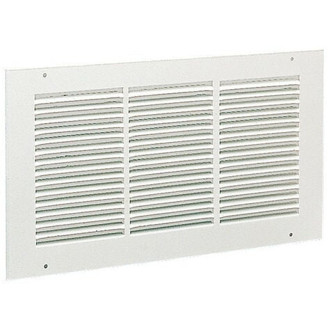 Grille d'aération extérieure 200x200 mm avec boîtier Ø60 à Ø160 mm