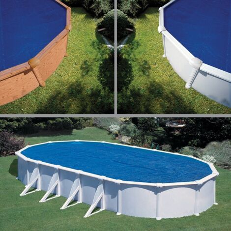 GRE – Bâche à bulles 180µ pour piscine ronde Ø3m à Ø3,50m – Réduit l'évaporation jusqu'à 95% – Anti-UV – Installation facile