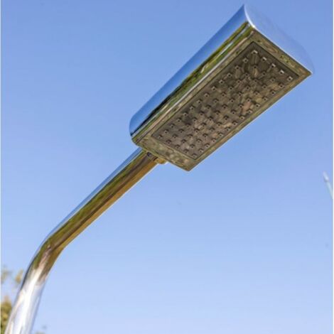 GRE Douche de jardin en acier inoxydable